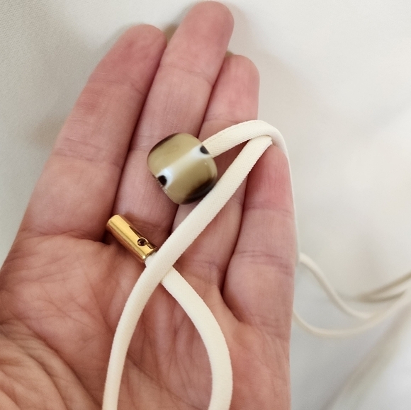 Nanushka Cream Malorie High Waist Split Ruched Skirt XL - Picture 6 of 7